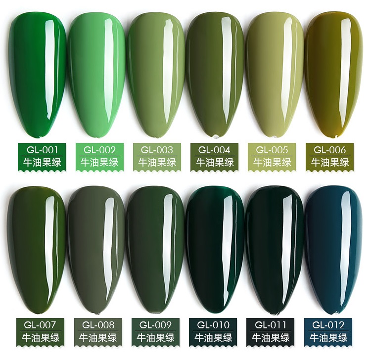 [HCM]Sơn gel AS - màu xanh bơ mã GL