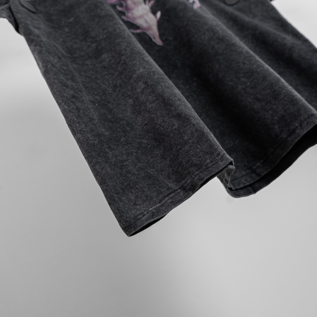 LUCKÁo thun tay lỡ The Bad God Bones tee
