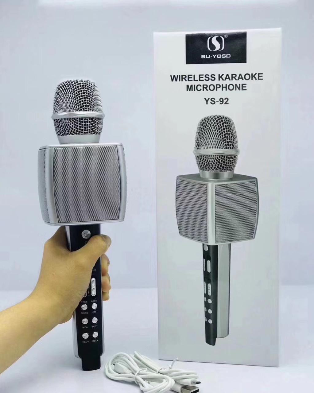 Micro karaoke lluetooth cao cấp SU YOSD YS-92 âm thanh cực vang