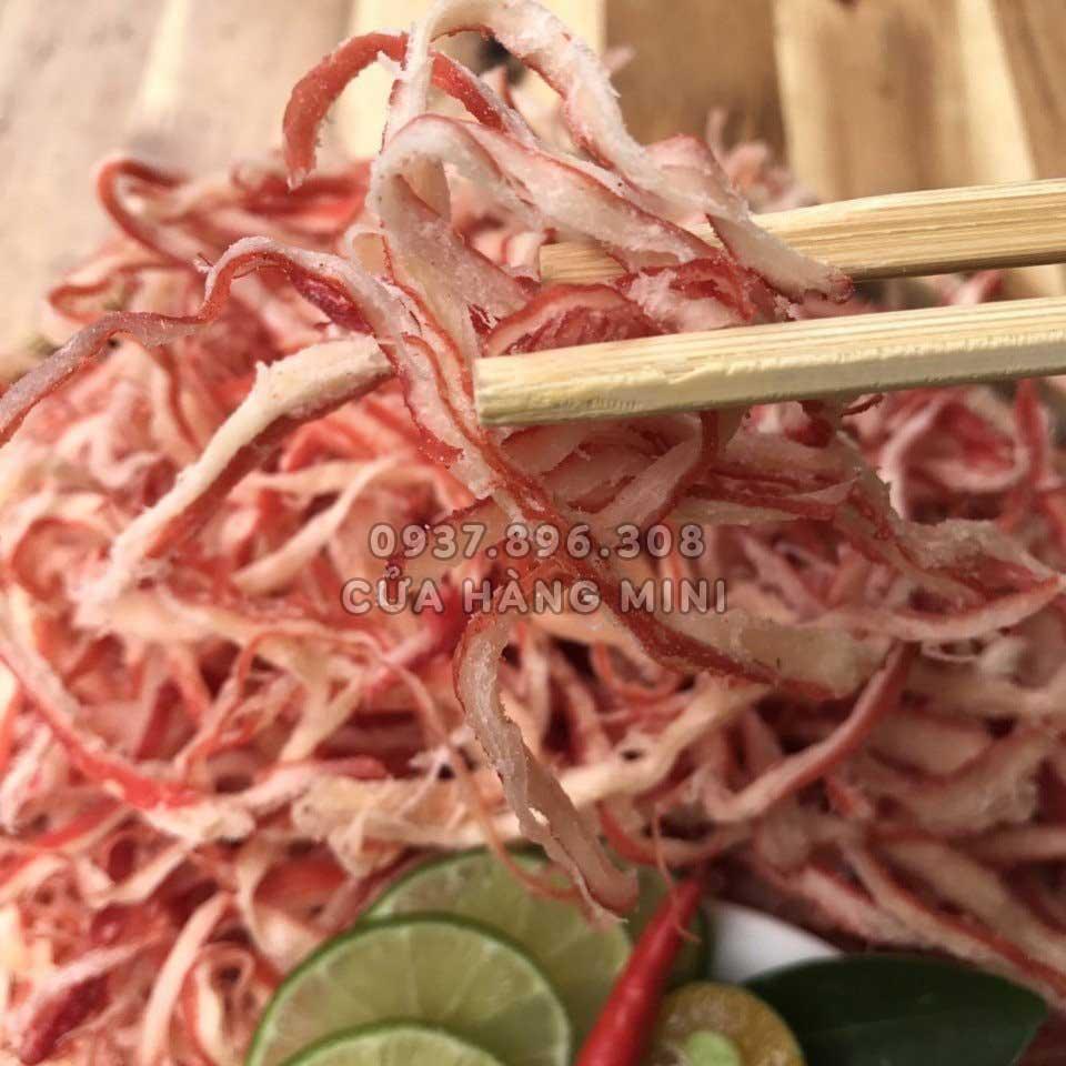 【DATE MỚI】Khô Mực Xé Sợi Hấp Nước Dừa ~250g (Sản Phẩm Như Hình)