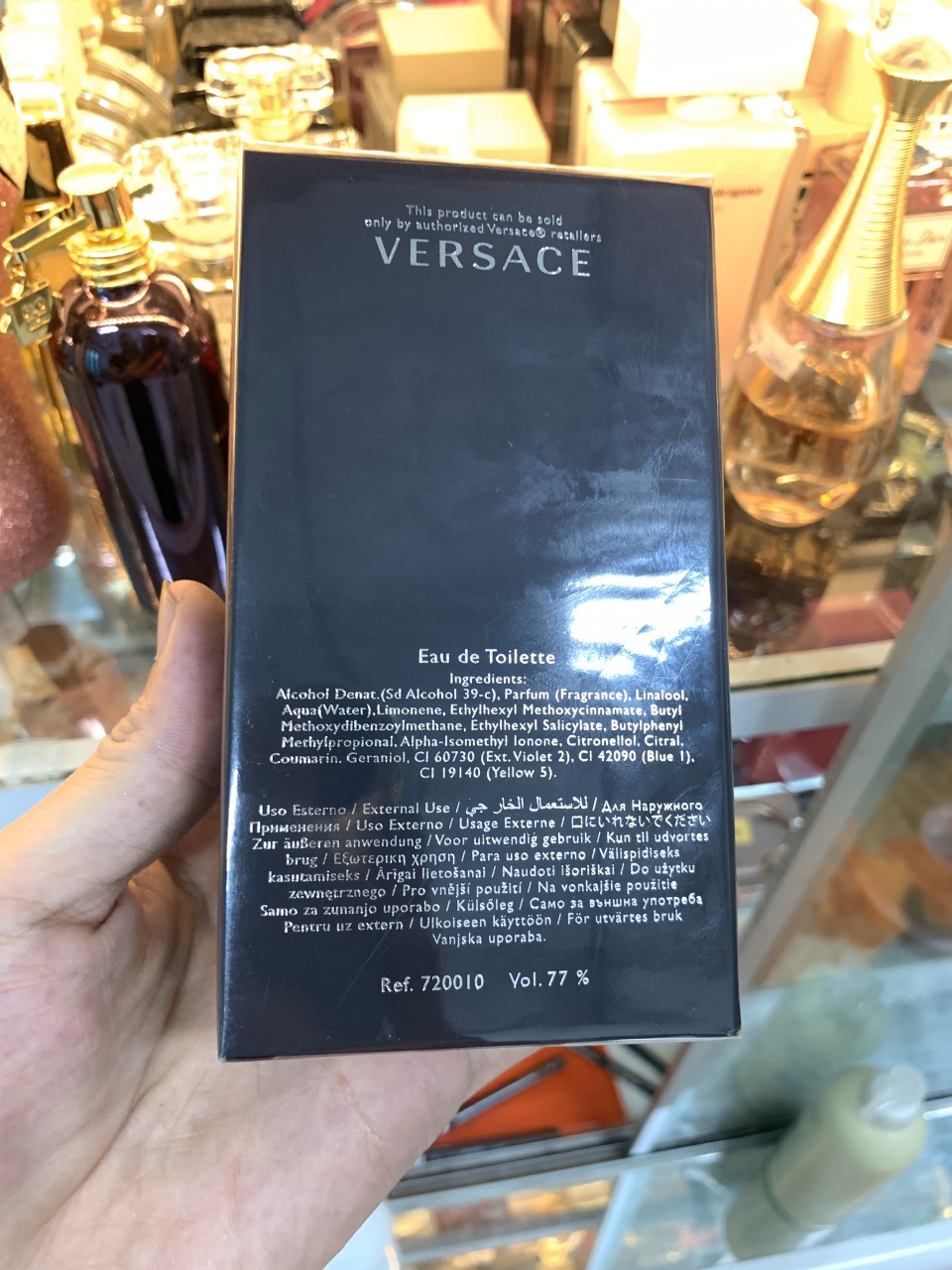 Auth- Nước Hoa Versace Pour Homme (EDT) For Men 100ml XT85