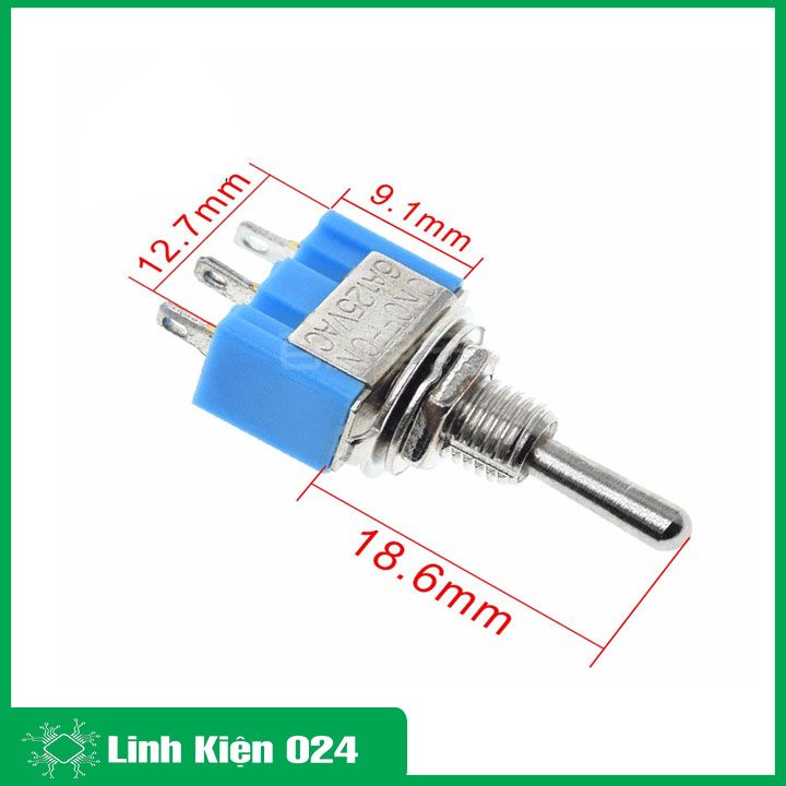 Công tắc gạt MTS-103 3A/250V 6A/125V trạng thái ON-OFF-ON