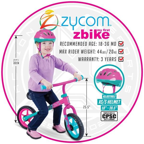 ZYCOM Xe thăng bằng Zycom kèm nón - Hồng 206A715