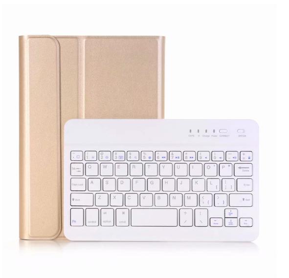 Bàn phím bluetooth iPad mini 1 mini 2, mini 3 Smart Keyboard Case (FT - 1008), kèm bao da