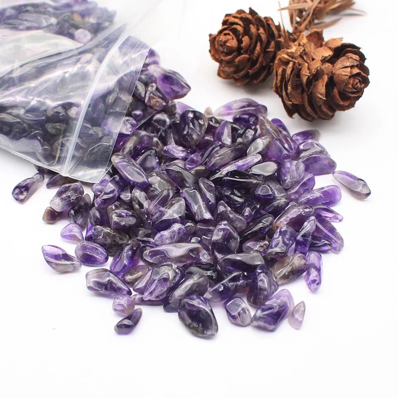 Thạch Anh Tím Vụn Tư Nhiên (500gram)