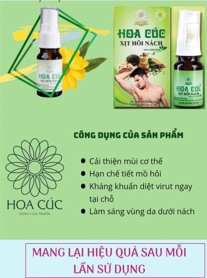 [HCM]Xịt Hôi Nách Hoa Cúc