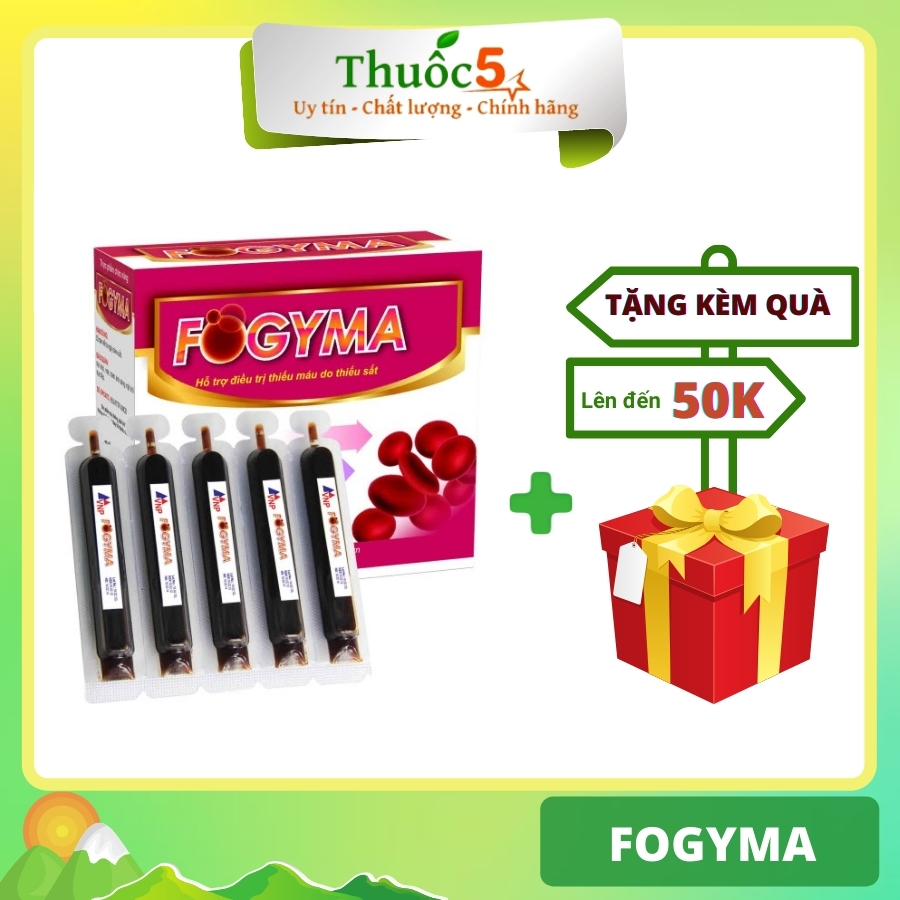 Fogyma bổ sung sắt cho bà bầu hộp 20 ống