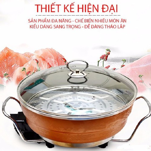 [ Hàng Loại 1] NỒI LẨU ĐIỆN ĐA NĂNG OSAKA ( Bảo Hành 12 Tháng ) .