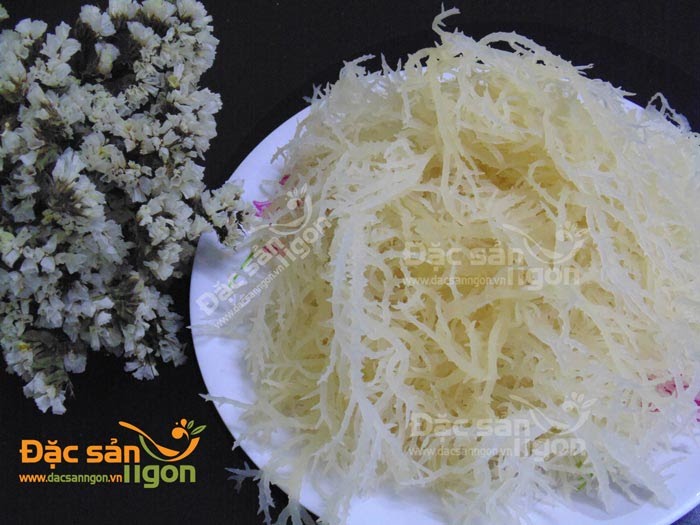 Rong sụn trắng- rong chân vịt Nha trang nấu chè sâm bổ lượng 1kg