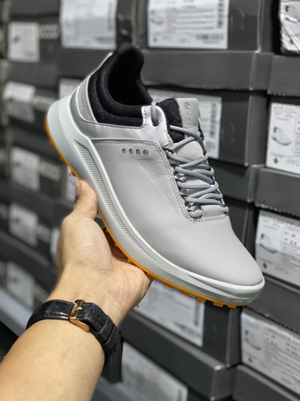 [SALE KHỦNG][TẶNG VỚ] GIÀY GOLF NAM ECCO GORETEX