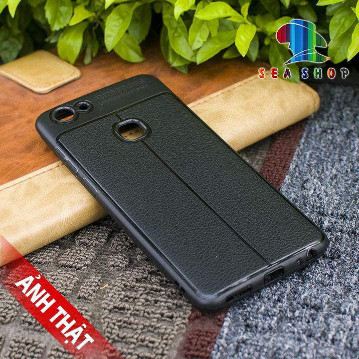 Ốp lưng vivo v7 nhựa dẻo - vân da loại a