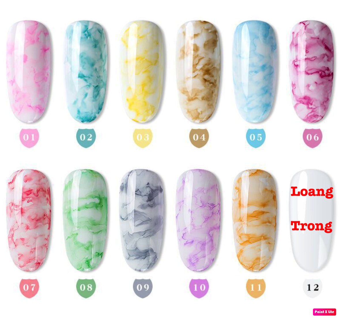 Cồn Loang Vẽ Móng Vân Đá Healthy Nail 15ml