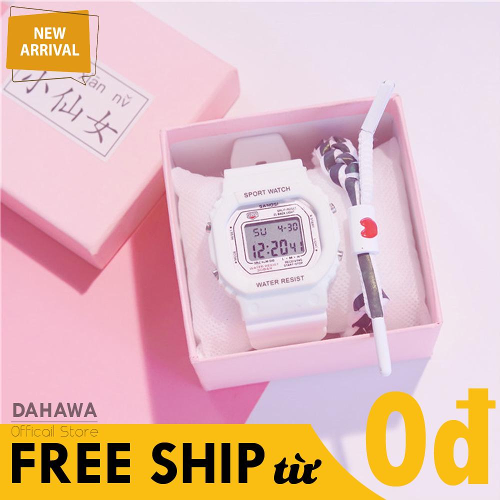 Đồng Hồ Điện Tử Sport Watch S65 Unisex, Lịch Vạn Niên, Dây Cao Su Siêu Bền Bỉ, Chống Nước Tốt, Phong Cách Hàn Quốc Siêu Dễ Thương, 6 Màu Lựa Chọn ( Bảo Hành 6 Tháng)