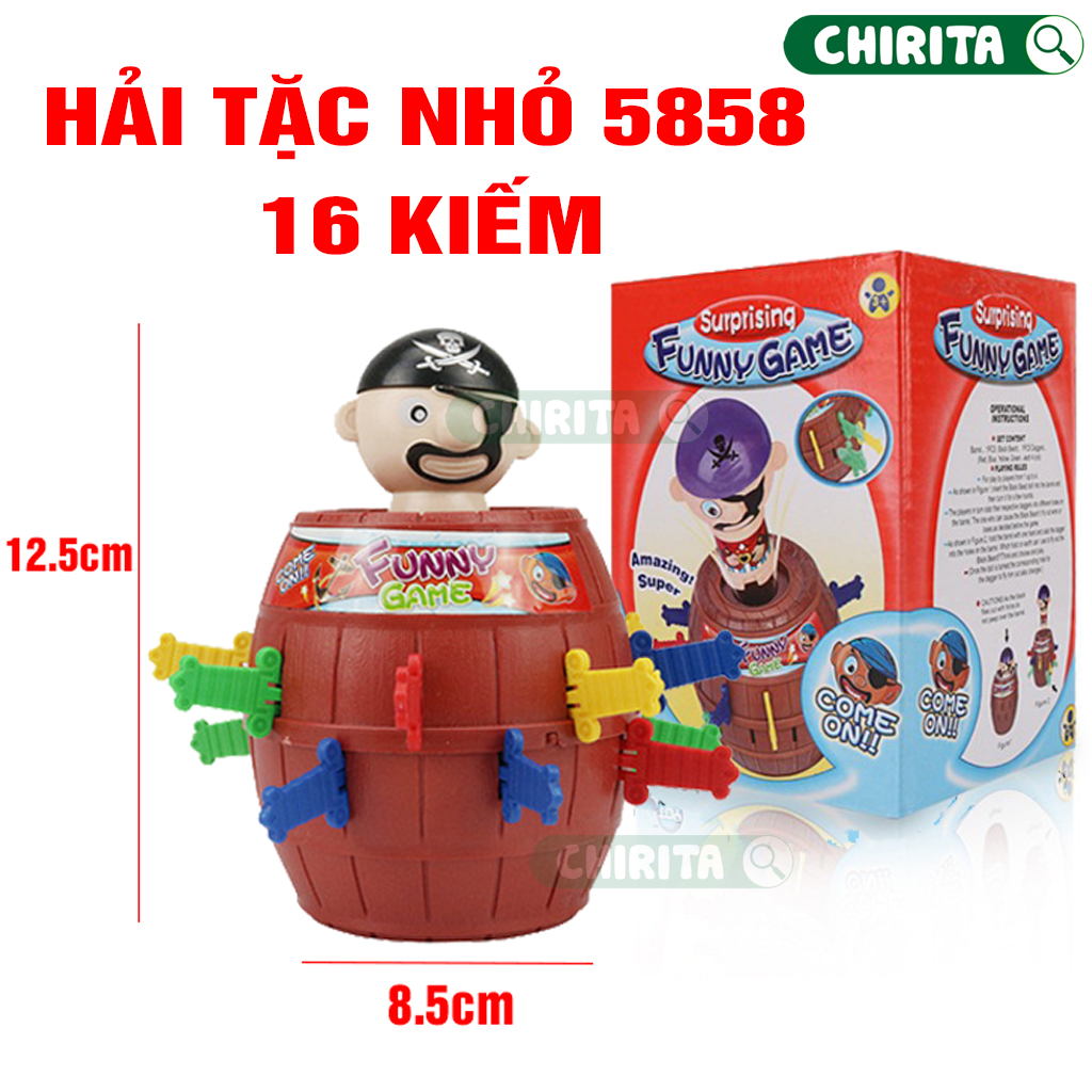 Đồ Chơi Đâm Hải Tặc LOẠI LỚN - Đâm Hải Tặc Kịch Tính Có Vòng Quay May Mắn, Đồ Chơi Cho Bé Trai Và Bé Gái CHIRITA