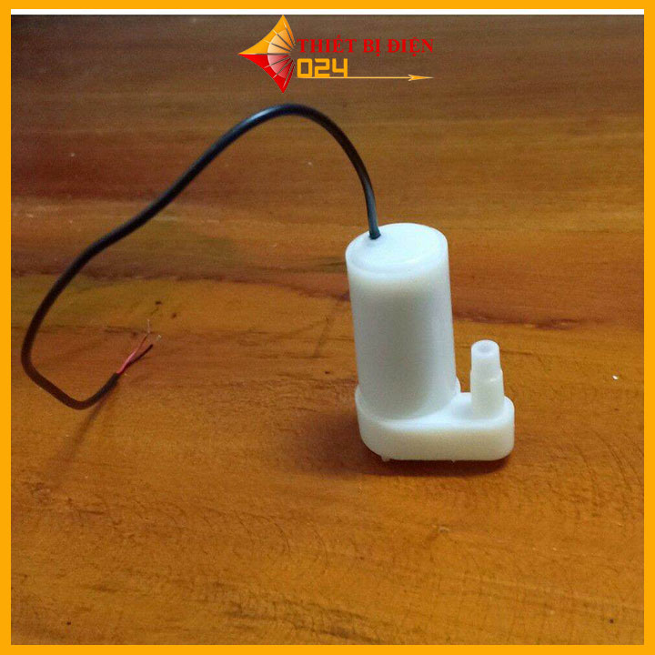 Máy Bơm Chìm Mini 3-5VDC 1.5m Ống Thẳng Đứng ( Trắng )