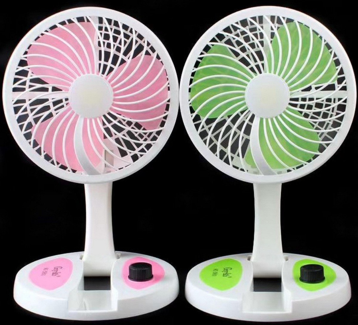 Quạt sạc tích điện gấp gọn đa năng 5811 có đèn led