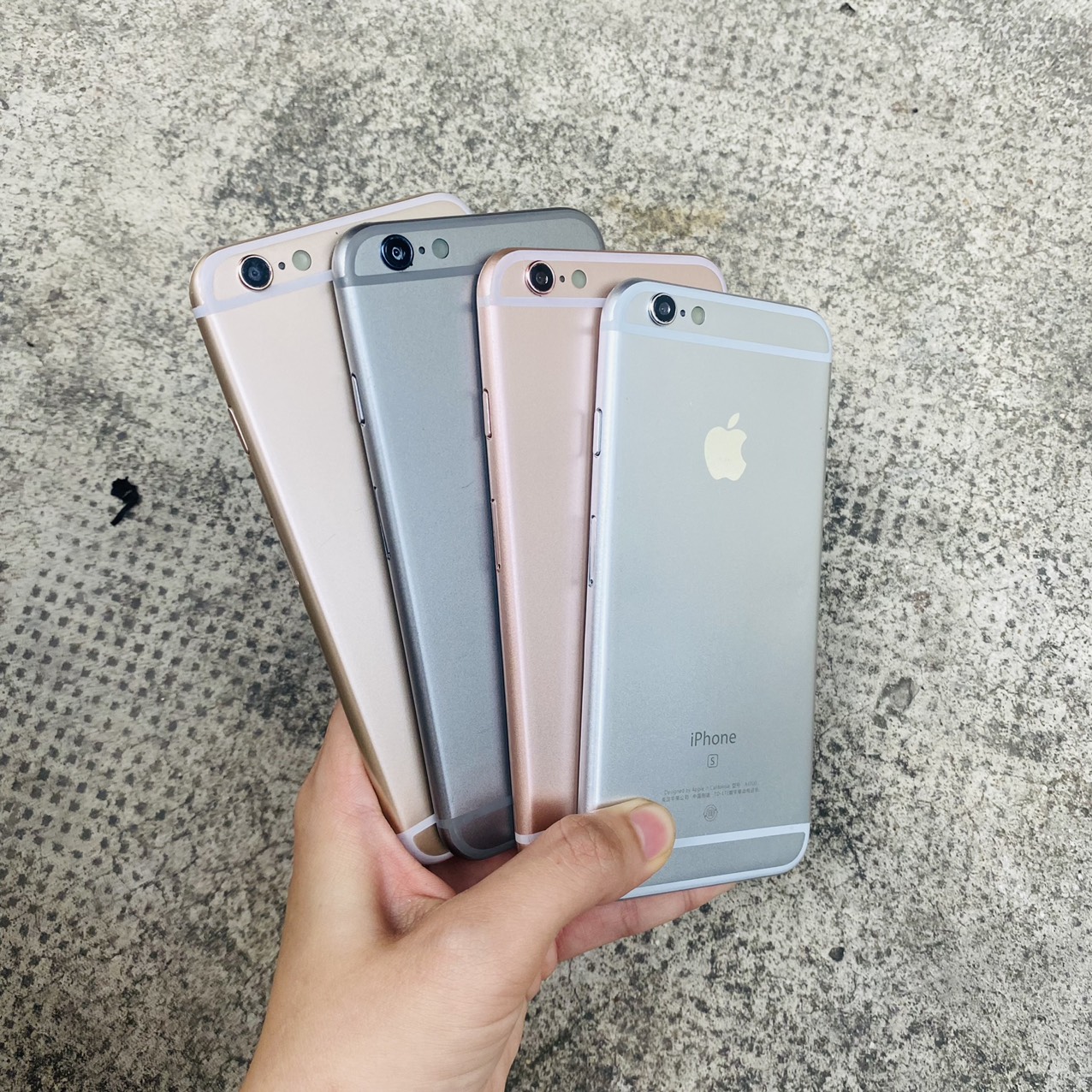 Mô hình trưng bày ip 6S đủ màu chuẩn đẹp