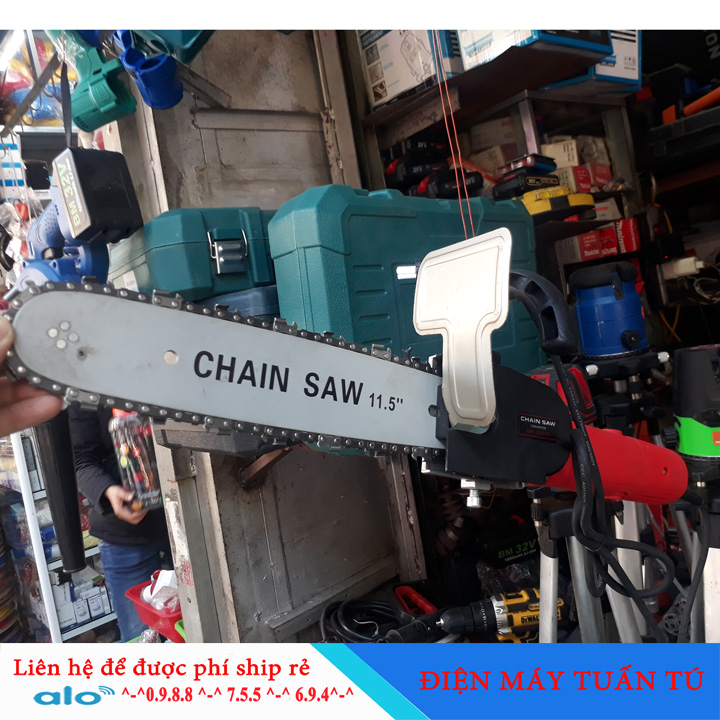 Bộ chuyển đổi máy mài thành máy cưa xích