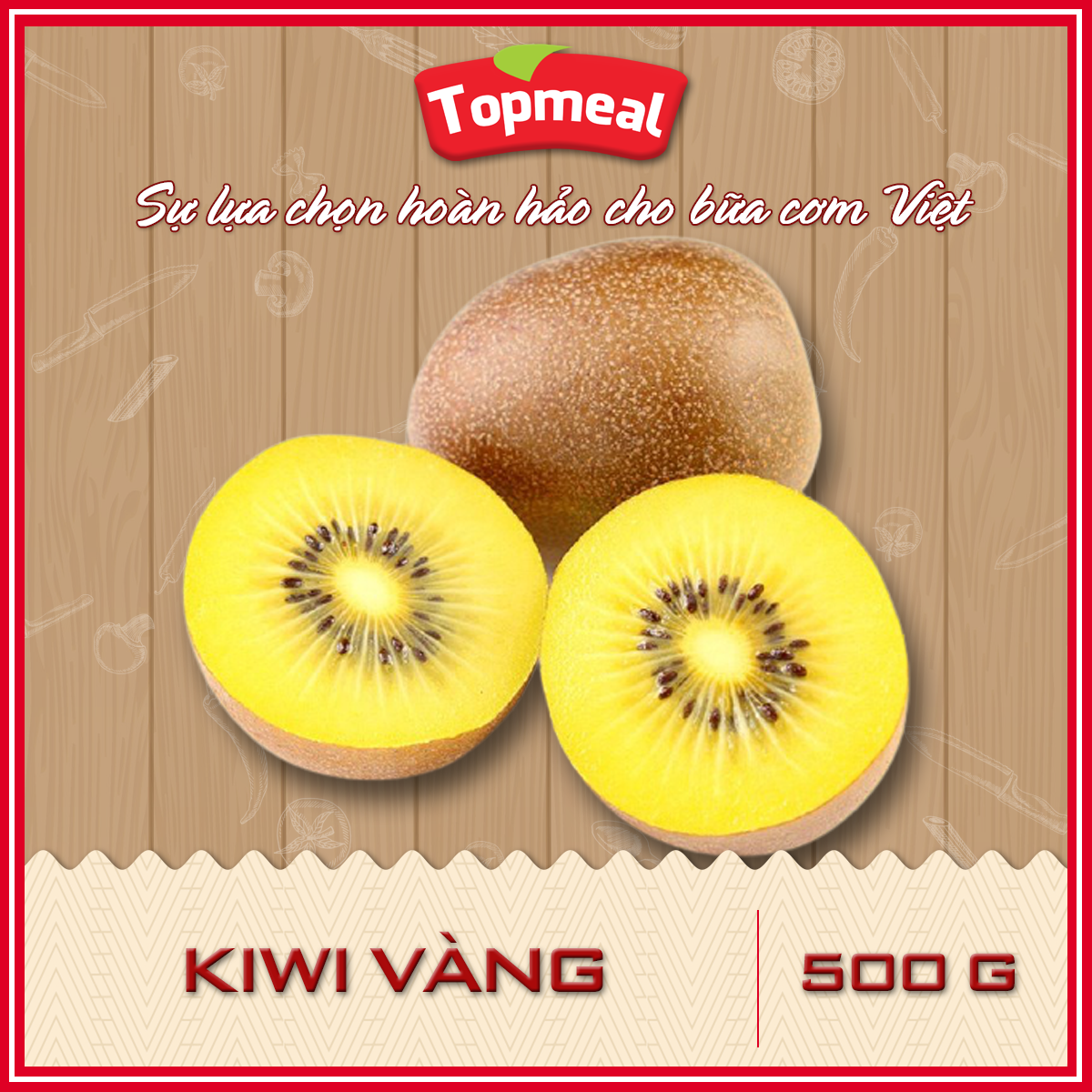 HCM - Kiwi vàng nhập khẩu (500 g) - [Giao nhanh TPHCM]