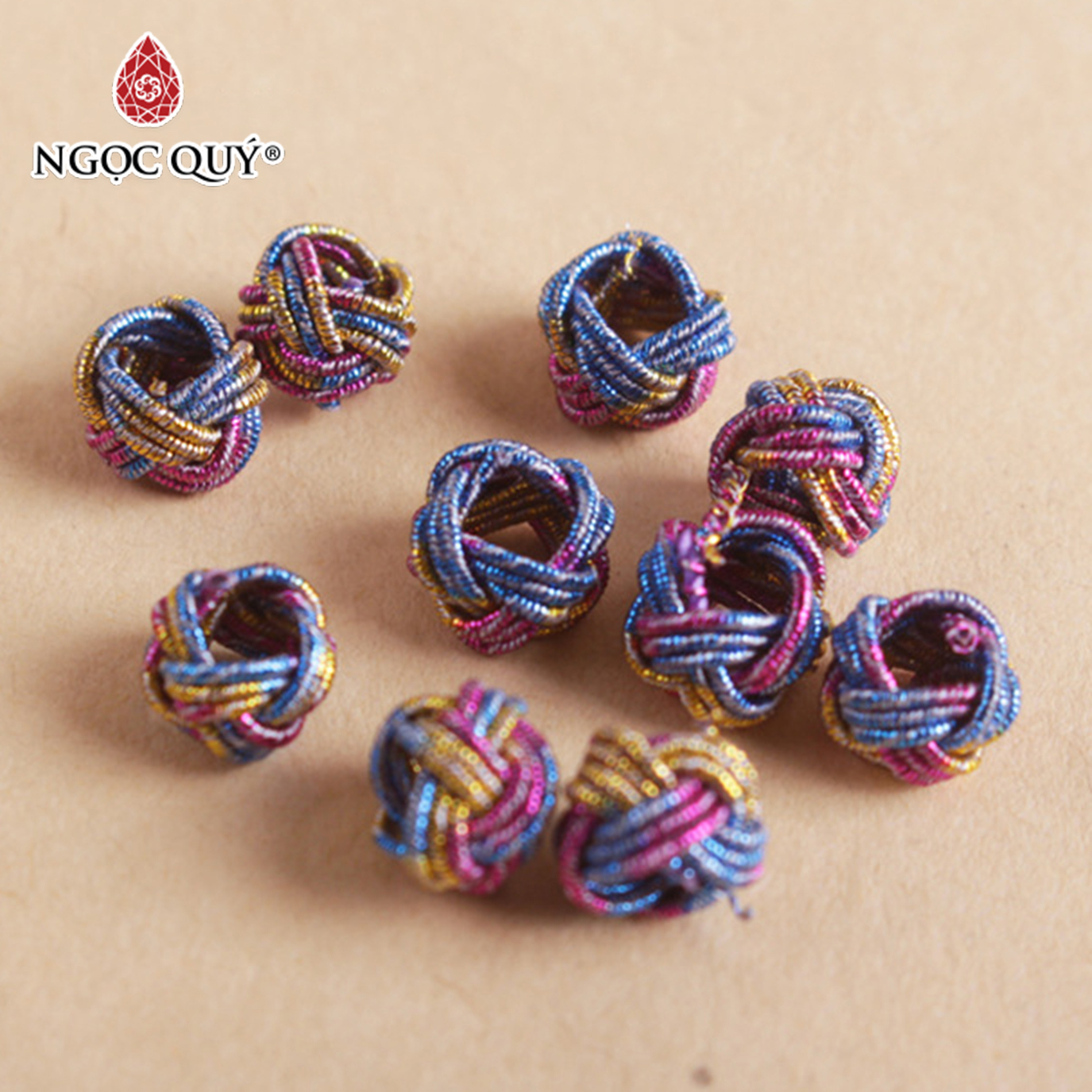 Combo 5 nút thắt 8mm - Ngọc Quý Gemstones