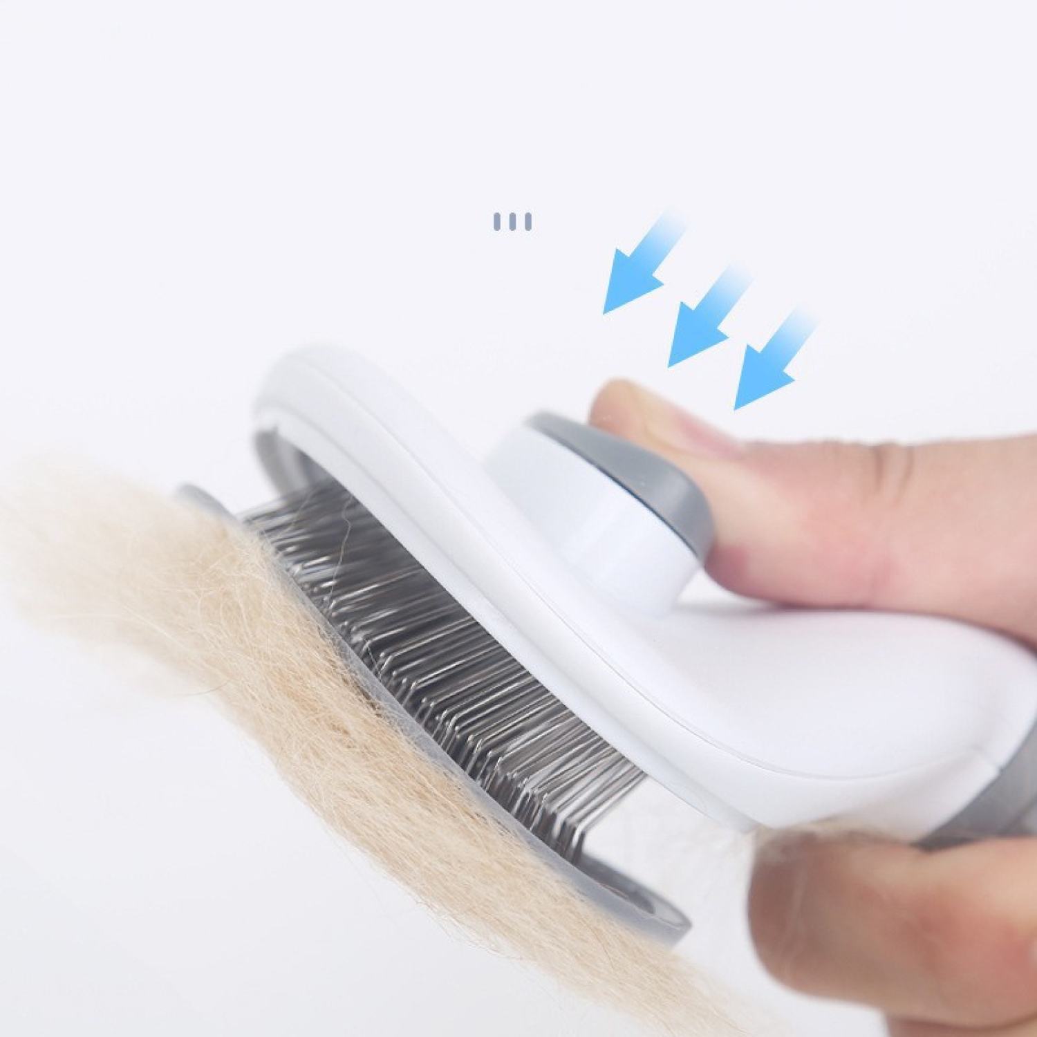 Lược Chải Lông Thú Cưng ,Lược Chải Lông Chó Mèo Có Nút Bấm