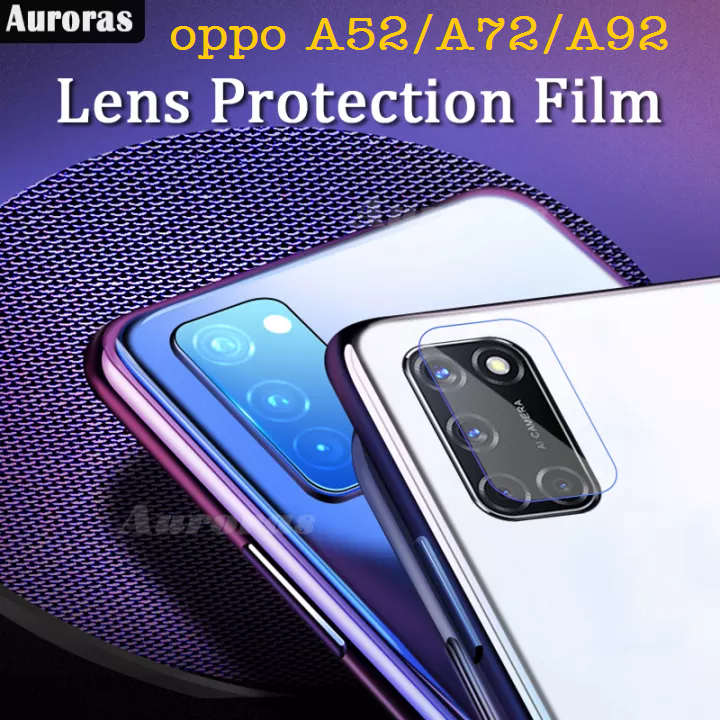 Kính Cường Lực Bảo Vệ Camera Sau Điện Thoại Oppo A52/ A72/ A92 Siêu Trong Suốt