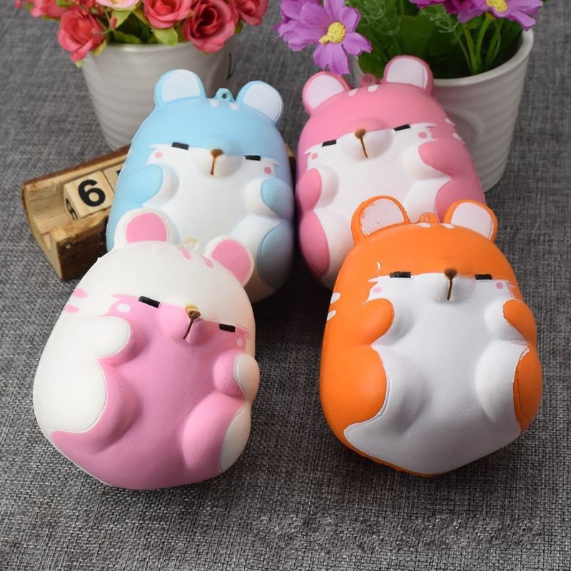 SQUISHY chuột hamster ngồi (nhiều màu )