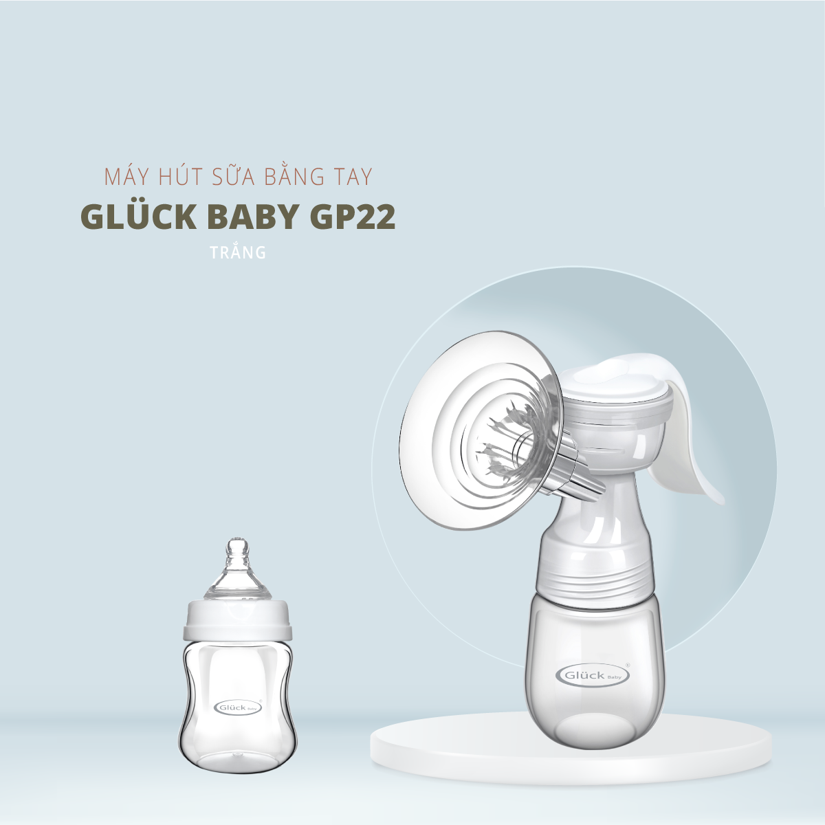 Máy hút sữa bằng tay GP22-2 Gluck Baby
