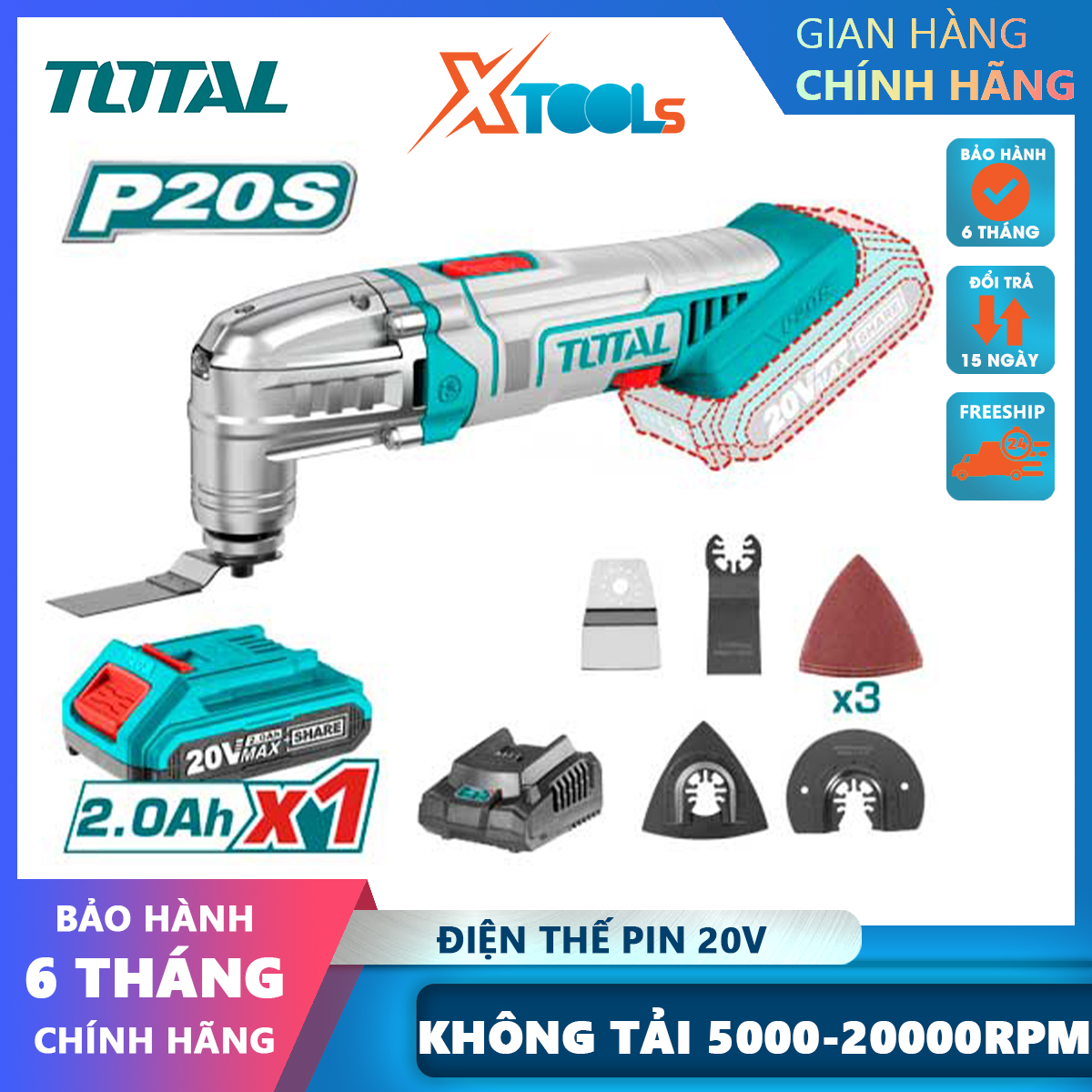 20V battery powered all-in-one cutting machine