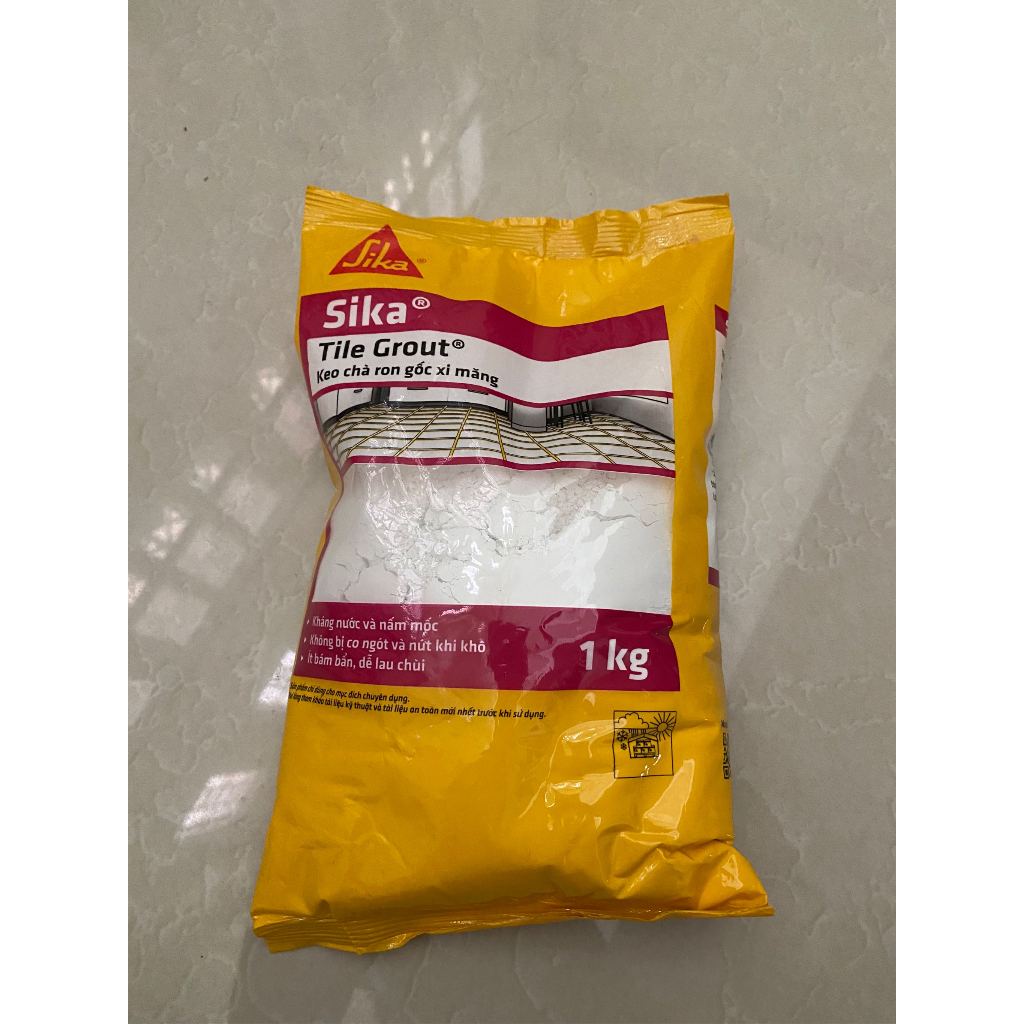 KEO CHÀ RON SIKA TILE GROUT GREY bao 20 túi