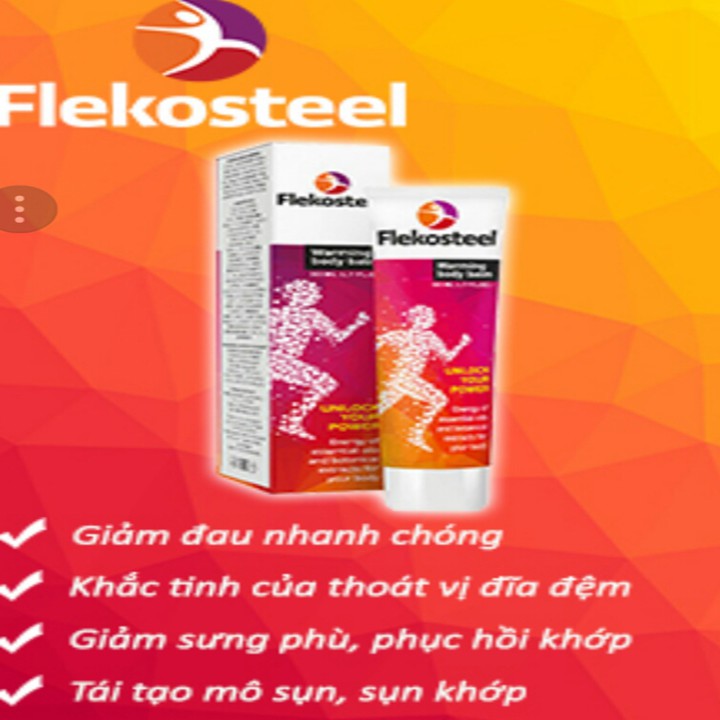 [HCM]Gel Flekostell bôi xoa bóp giảm đau
