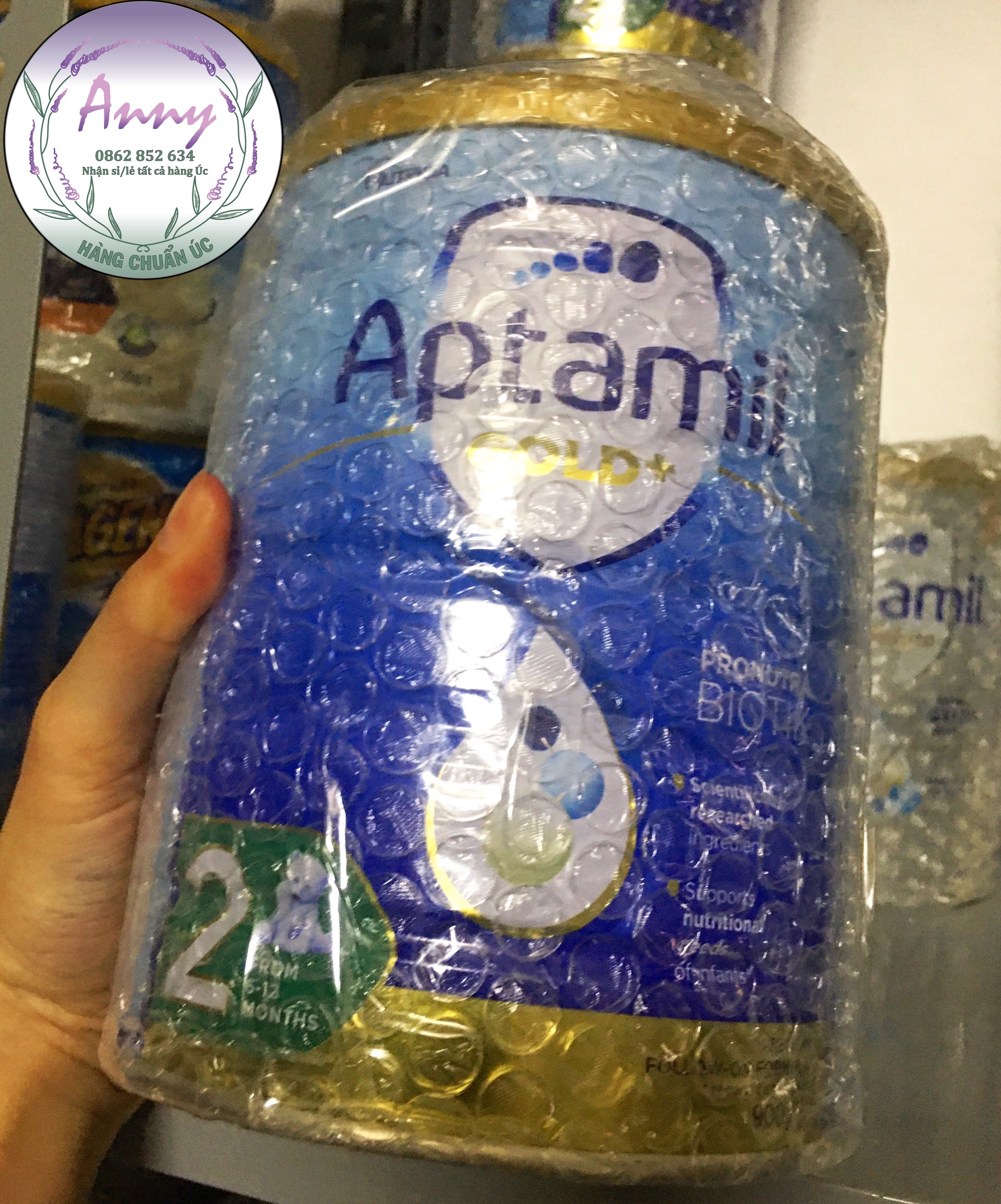 Sữa Aptamil Gold Stage 1-2-3-4 - 900gram - Chuẩn Úc