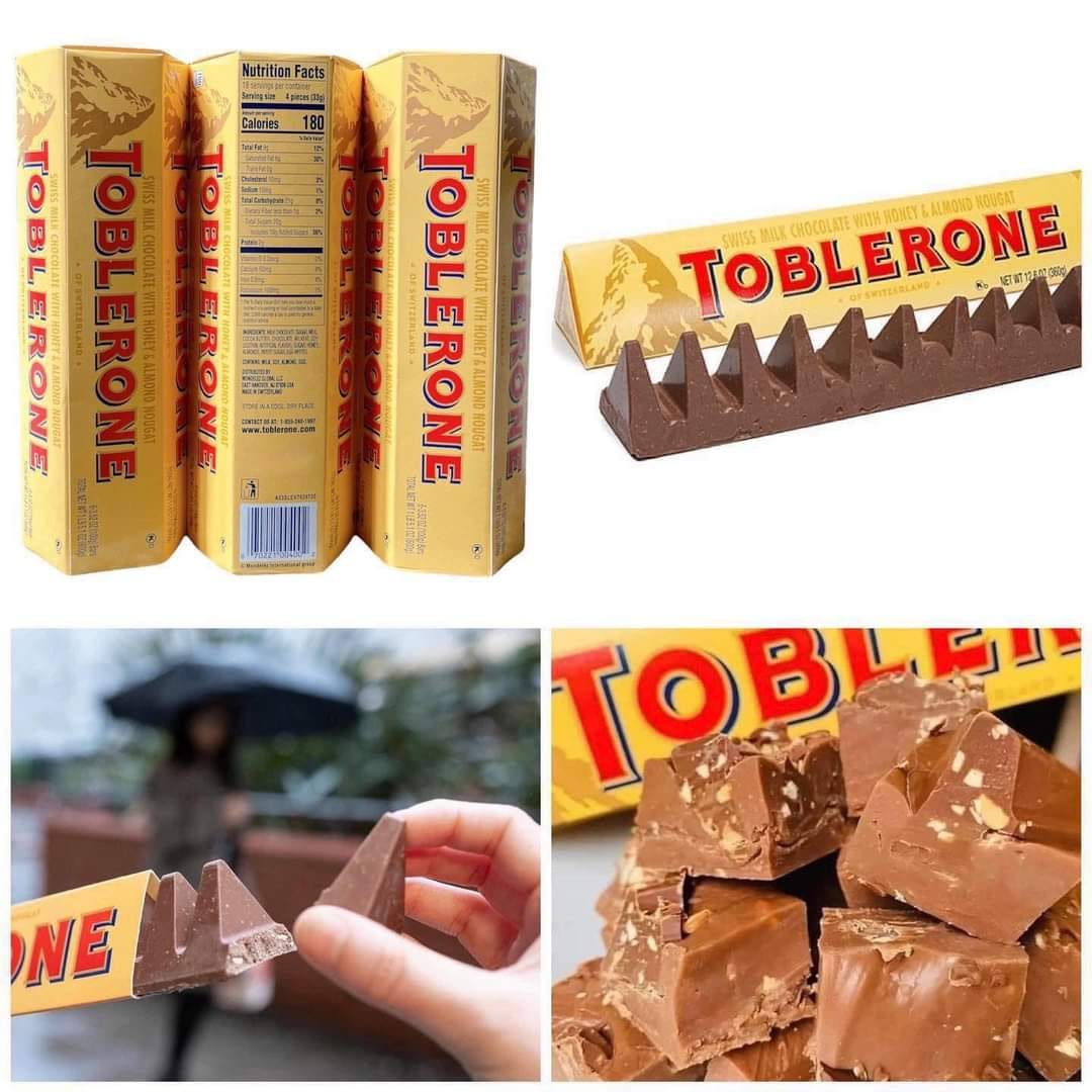 Socola Sữa mật ong Toblerone Thanh 100gr
