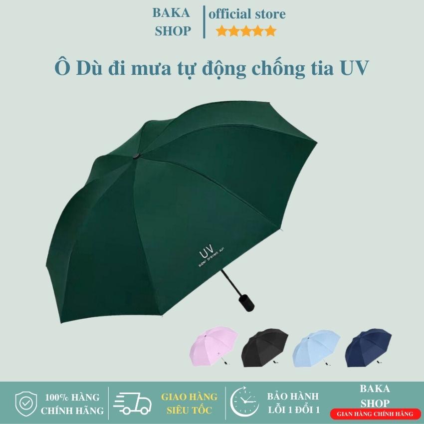 Ô dù che mưa nắng chống tia UV gấp gọn mini tiện lợi, hai lớp dày dặn, ô dù cầm tay chắc chắn