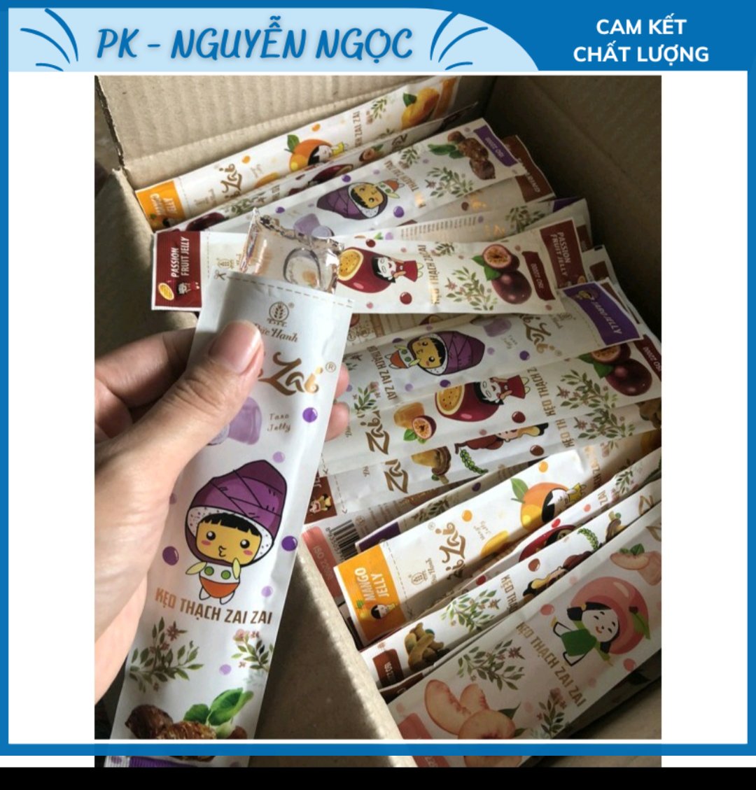 1kg thạch zaizai 💖 kẹo thạch zaizai đức hạnh - thạch zaizai 12 vị, giòn ngon khó cưỡng