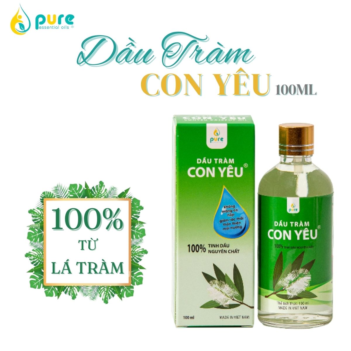 Con Yeu Cajeput Oil - 3.4oz