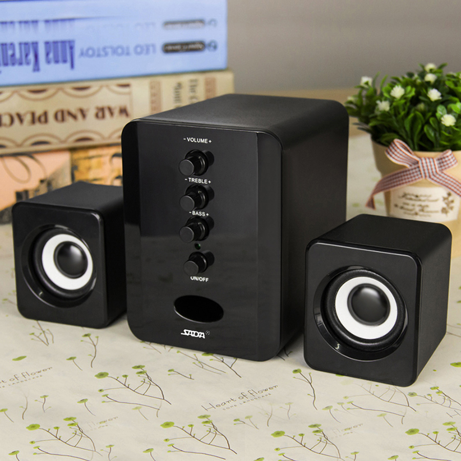 [Miễn phí ship] Bộ Loa Máy Tính USB SADA D-202 + Tặng Quà Guang