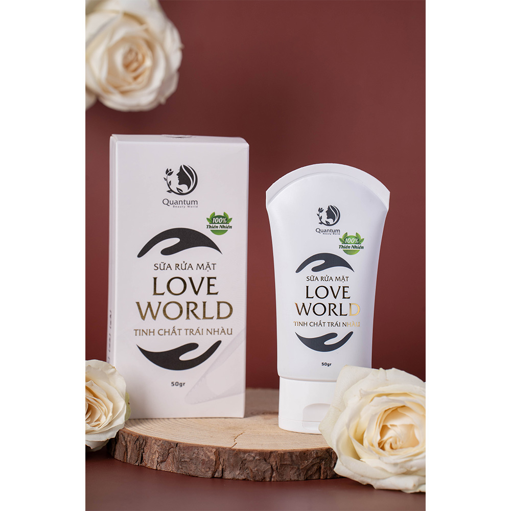 [Chính hãng] Sữa rửa mặt tinh chất trái nhàu Love World