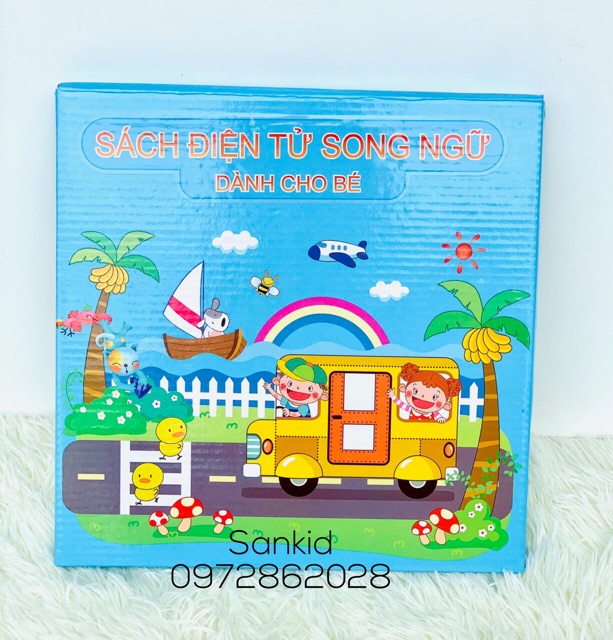 [Hoàn Tiền 10%]Sách điện tử song ngữ thông minh cho bé