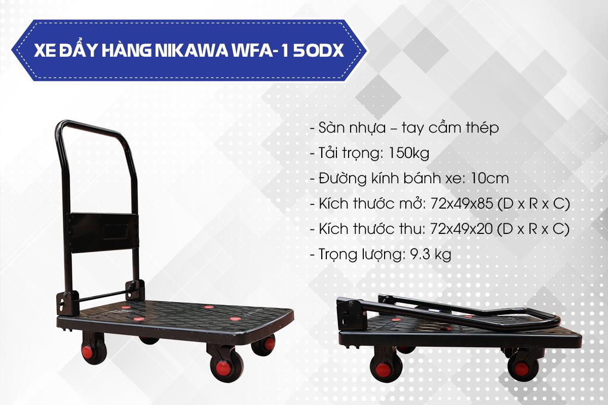 Xe đẩy hàng 150kg Nikawa WFA-150DX