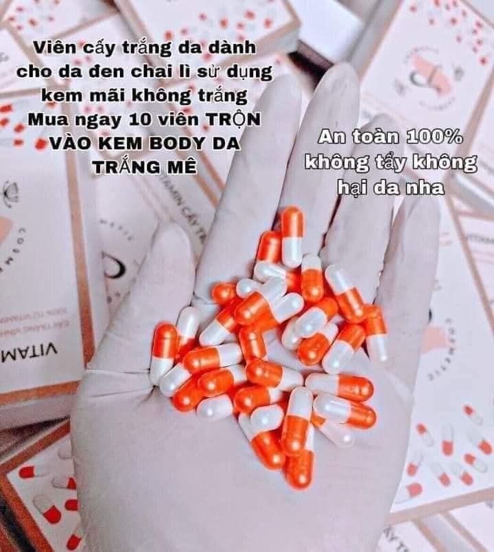 Vitamin  cấy trắng 20 viên