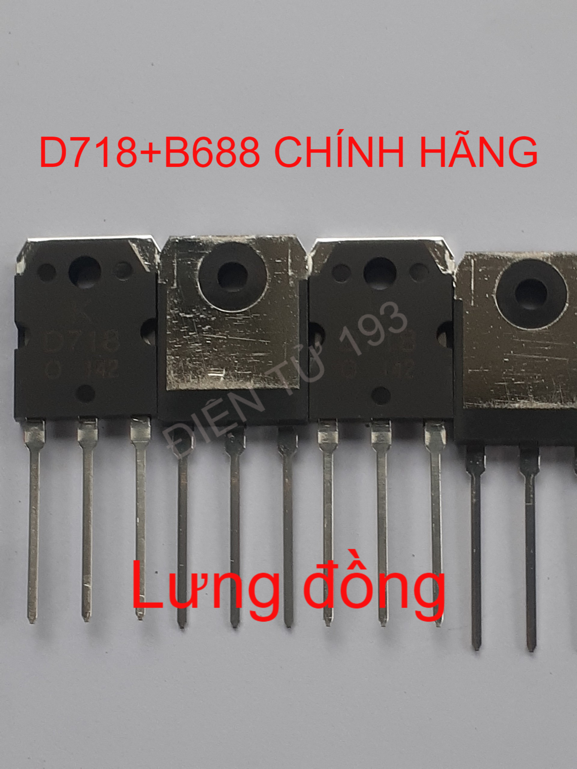 Cặp Sò D718-B688 CHÍNH HÃNG KEC mới 100% (Lưng Bóng)