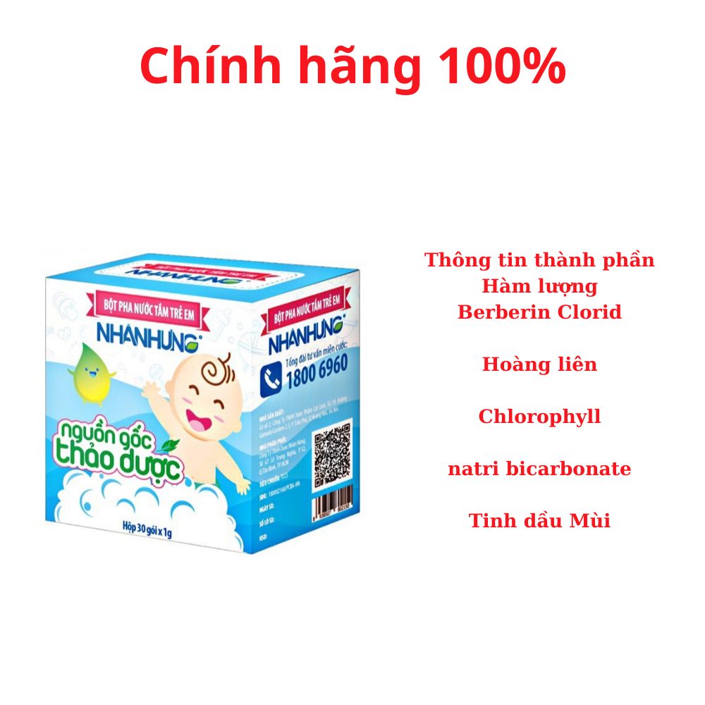 [HCM]BỘT TẮM TRẺ EM NHÂN HƯNG