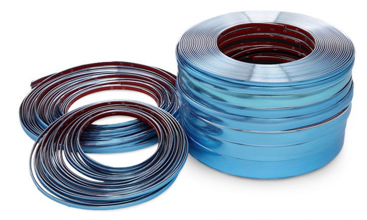 Cuộn nẹp mạ crom trang trí ngoại thất ô tô (10mm dài 12m)