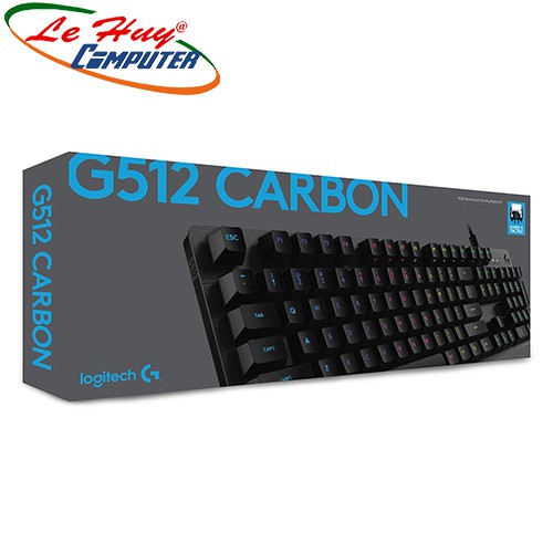 Bàn phím cơ Logitech G512 RGB GX (Clicky/Tactile)