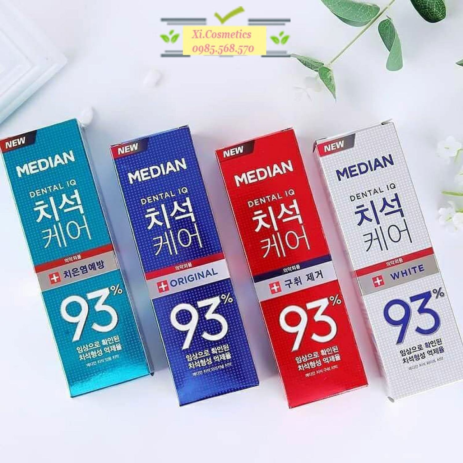 Kem Đánh Trắng Răng Median 93% Tooth-Paste 120g