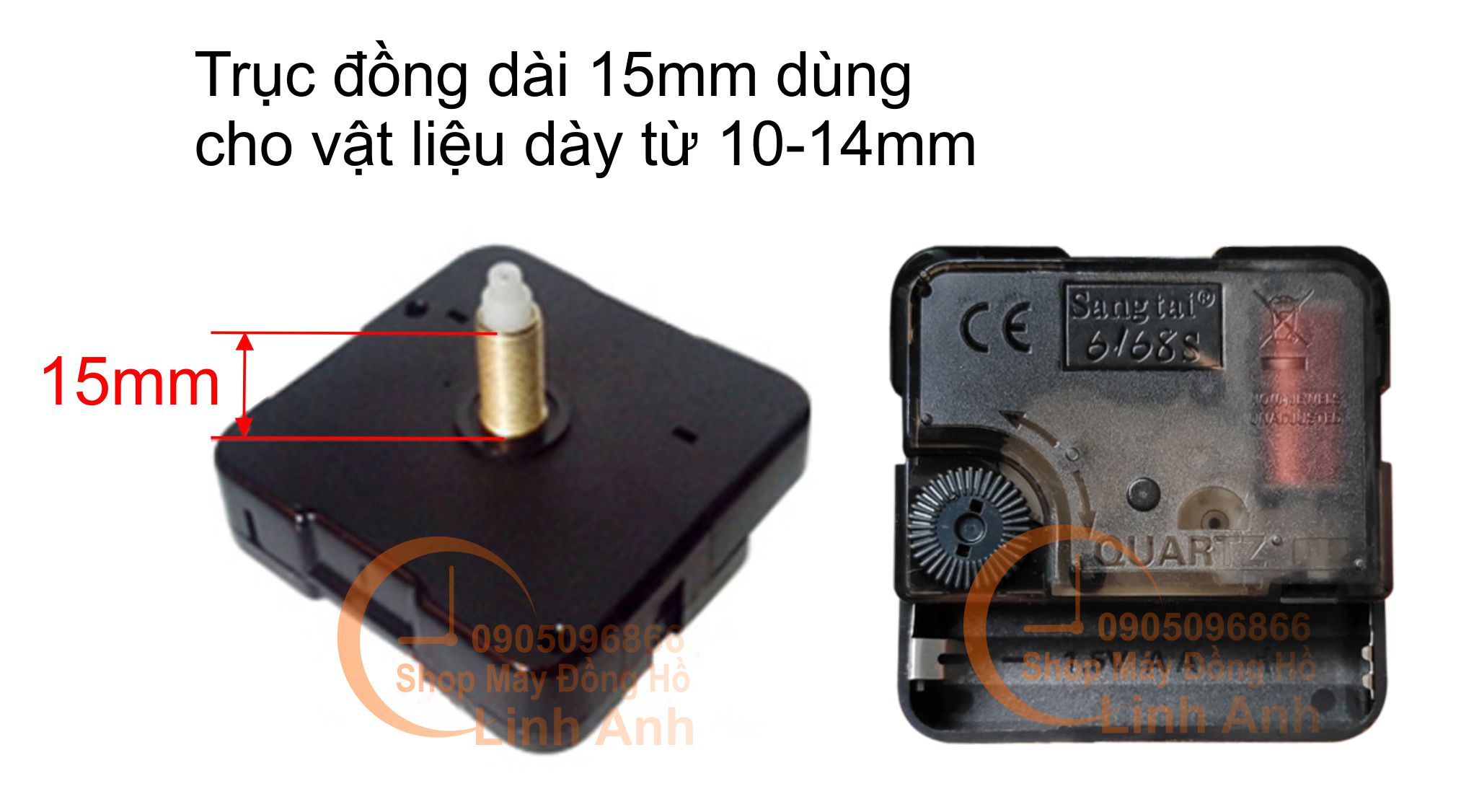 Máy đồng hồ Trục dài (Chọn Kim)