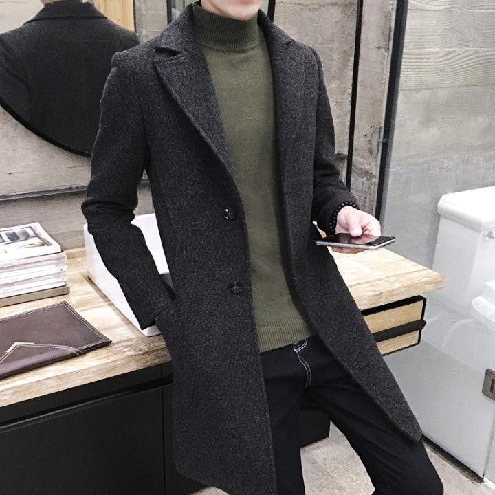 Áo khoác dạ nam Korea