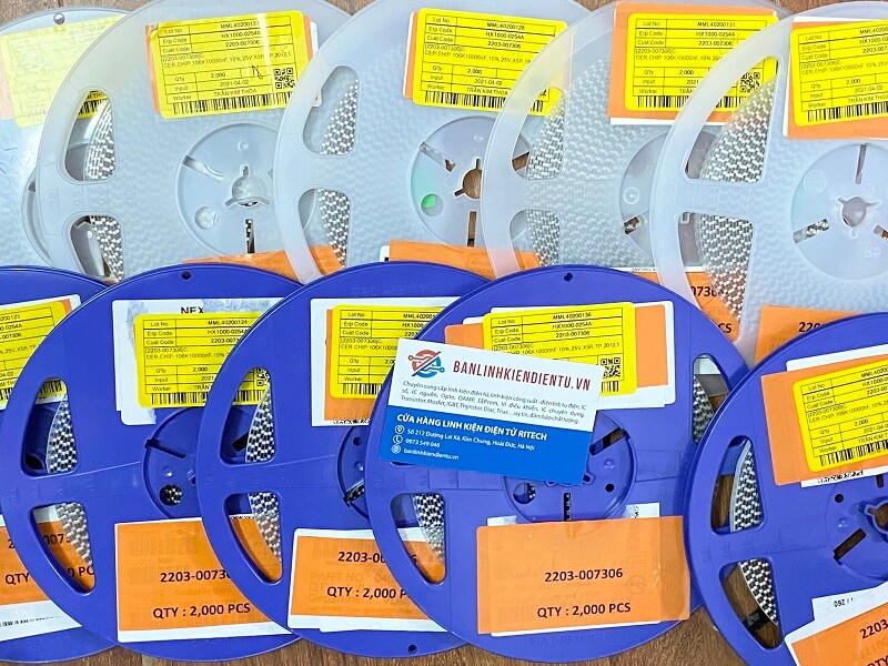 [Combo 20 chiếc] Tụ dán 106K 10000nF 10uF 25V 0805