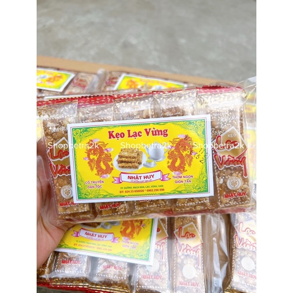 Kẹo Lạc Vừng Nhật Huy Túi 10 Chiếc Thơm Ngon